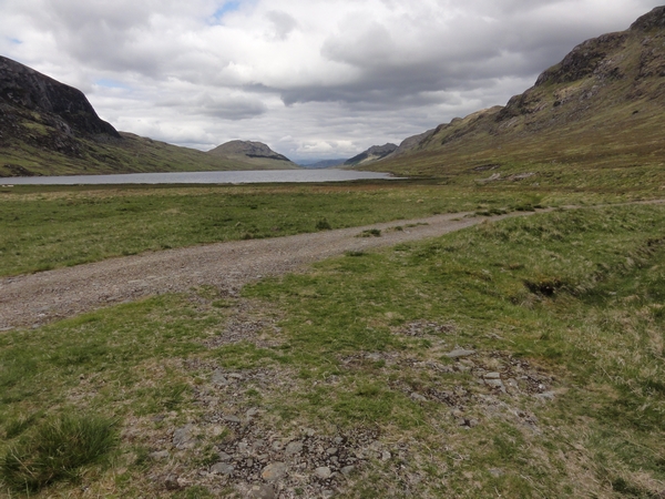 Landrover track and Lochan na h-Earba