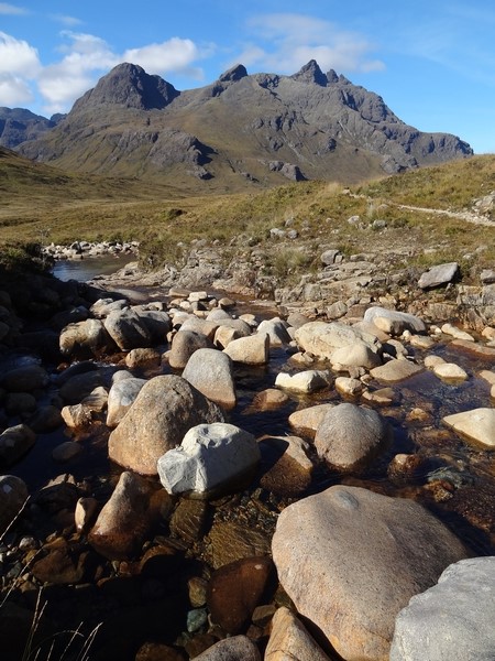 Water crossing and Sgurr nan Gillean