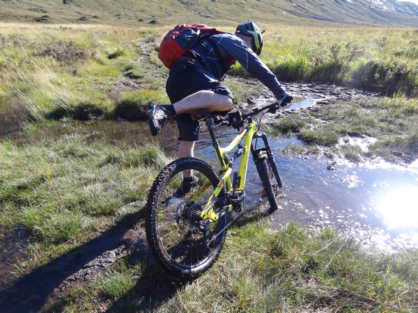 Near miss with boggy section