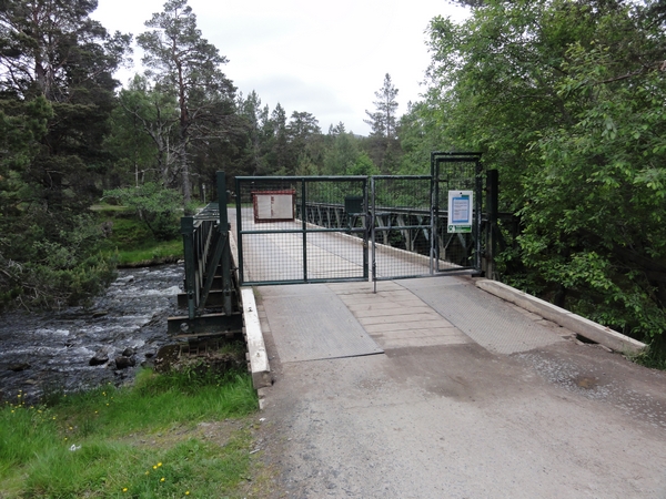 Bridge taking you onto ski road