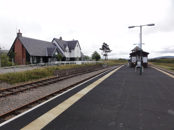 Platform at Corrour Station