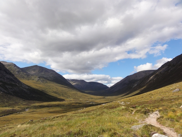 Looking back to Corrour Bothy