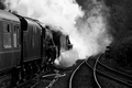 Black 5 Nos. 44871 and 45407 departing Crianlarich by Dave Banks Photography